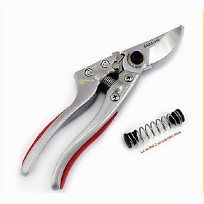 Kéo cắt cành SADA210 lưỡi thép 210mm cao cấp sắt bén siêu ngọt và bền tặng thêm lò xo - Hàng chính hãng
