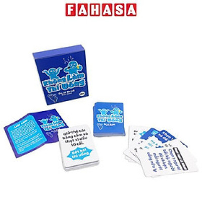 Boardgame Không Làm Thì Uống Drinking Game - BGV