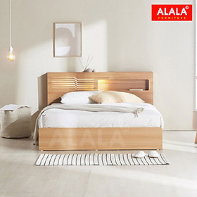 Giường ngủ ALALA1203 + 3 hộc kéo / Miễn phí vận chuyển và lắp đặt/ Đổi trả 30 ngày/ Sản phẩm được bảo hành 5 năm từ thương hiệu ALALA/ Chịu lực 700kg