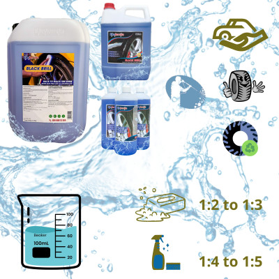 Black Brill - 1 lít - Dung dịch dưỡng và làm đen bóng lốp - Ekokemika