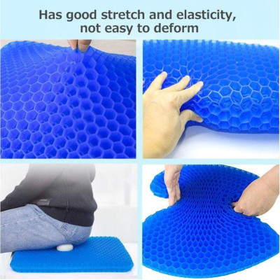 Đệm Lót Ghế 3D Thoáng Khí Loại 2 Lớp Silicon Tổ Ong Siêu Mát, đệm lót ghế ngồi silicon 3d - Chính Hãng dododios