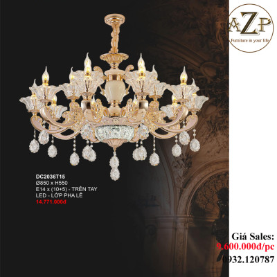 ĐÈN THẢ TRẦN (TAY) / ĐÈN TRANG TRÍ AZP-TT2036 phong cách Tân Cổ Điển, hàng nhập khẩu AZP