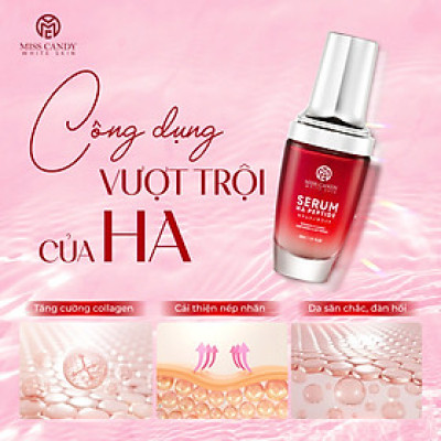 Serum Phân Tử HA Huyết Thanh MISS CANDY 30ml Giúp Cấp Ẩm Chuyên Sâu, Tăng Sinh Collagen, Tăng Cường Dưỡng Trắng, Tái Sinh Làn Da, Chống Lão Hóa Da _  PHỤNG BEAUTY
