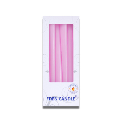Hộp 6 Nến Thơm Taper Eden Candle FTRAMART EDC2331 (25cm) - Hồng