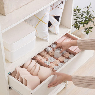 Set 3 Hộp Đựng Đồ Lót Túi Đựng Đồ Lót, Tất Vớ, Đựng Đồ Đa năng Gấp Gọn Đa Năng - Hàng Loại 1 - Chính Hãng MINIIN