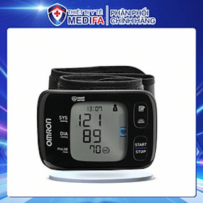 Máy đo huyết áp cổ tay Omron HEM-6232T thiết kế siêu nhỏ, kết nối bluetooth, trang bị các tính năng cao cấp nhất