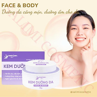 Kem Dưỡng Da FACE & BODY 50 Gram, Ngăn Ngừa Da Khô Nẻ, Dưỡng Trắng & Cấp Ẩm, Cải Thiện Da Khô Ráp