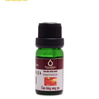 TD10ml-KX9 Combo Tinh Dầu Cảm Hứng Sáng Tạo Peace Mass 10ml - Bộ Kẹp Xe Ô tô - Inspiration