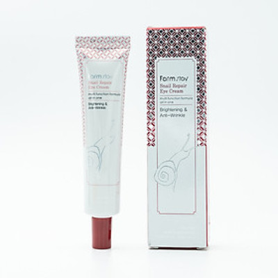 Kem Dưỡng Ngăn Ngừa Quầng Thâm Và Làm Sáng Vùng Mắt  Farmstay Snail Repair Eye Cream 40g – Hàng Chính Hãng