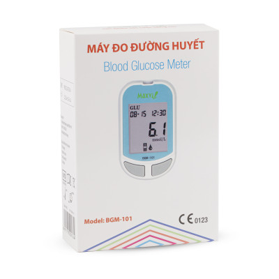 Máy đo đường huyết Maxvi BGM-101 (bộ 25 que/kim )