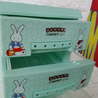 Tủ Nhựa Song Long Mini 3 Tầng Đáng Yêu Cho Bé