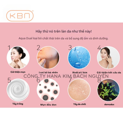 Máy Chăm Sóc Da AQUA DUAL Hàn Quốc