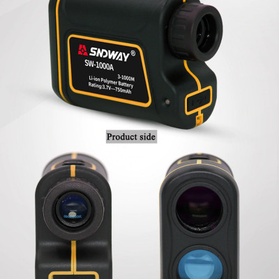 Thươc Đo Khoảng Cách Công Nghệ Laser Hình Ống Nhòm 5 Trong 1 SNDWAY SW-600A, SW-1000A, SW-1500A Sử Dụng Trong Công Nghiệp - Xây Dựng, - Du Lịch - Chơi Golf - Hàng Chính Hãng