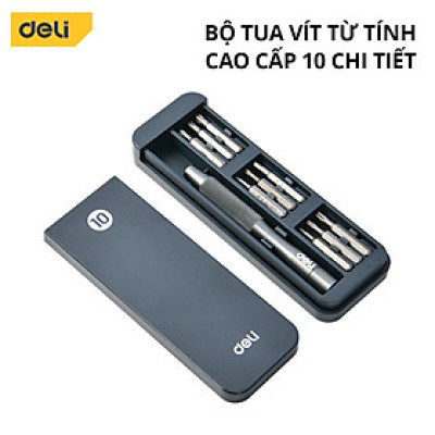 Bộ tuốc nơ vít 44 in 1 Deli  Cao Cấp Tua vít từ tính Sửa điện thoại, Máy tính, Ổ điện