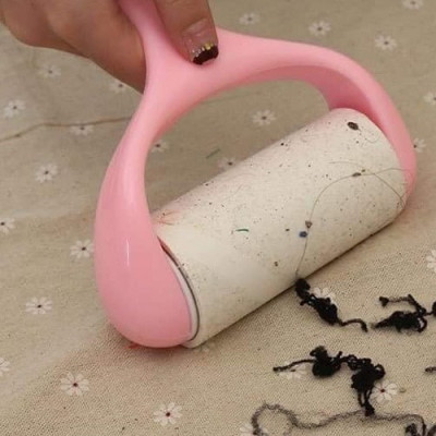 Set cây lăn và 6 lõi lăn bụi quần áo, sofa, ga giường,  đa năng, tiện dụng, hiệu quả