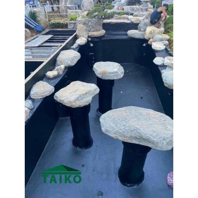 Sơn Chống Thấm Đa Năng Gốc Bitum TAIKO BITSUN NO2 - Keo Sơn Chống Thấm Bể Cá Koi, Sàn Mái Nhà, Móng Nhà, Bể Âm