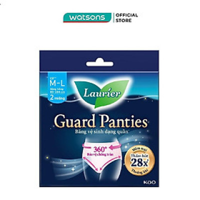 Băng Vệ Sinh Dạng Quần Laurier Chống Tràn Size M-L 2pcs