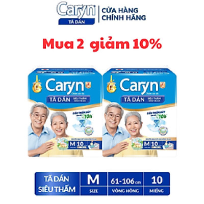 Tã Dán Siêu Thấm Caryn M10 (10 Miếng)