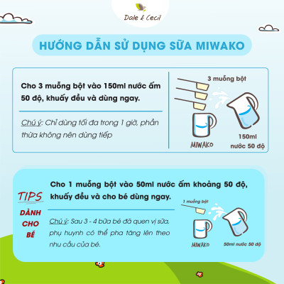 Sữa MIWAKO Vị Gạo Hộp 700g x 1 Hộp Chuẩn Hữu Cơ USDA, Cải Thiện Tiêu Hóa, Thuần Chay - Miwako