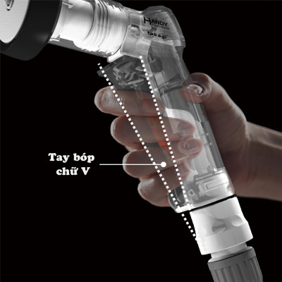 Bộ vòi thu rút tưới vườn Takagi Aurora V 50m R550CG