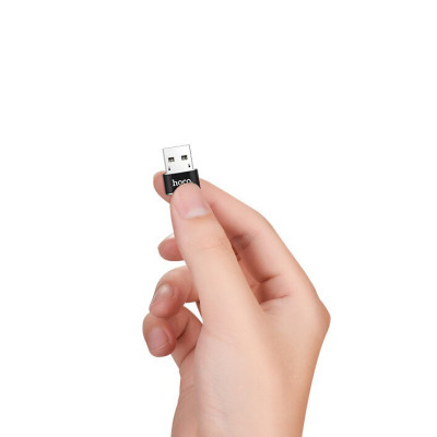 Đầu chuyển đổi USB sang Type-C cao cấp với vỏ hợp kim nhôm - Hàng chính hãng