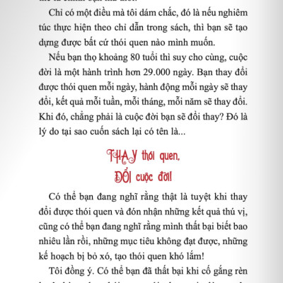 Sách - Thay Thói Quen Đổi Cuộc Đời