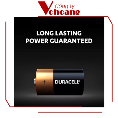 Pin trung Duracell C Alkaline chống chảy 1.5V tương thích với mọi thiết bị dùng pin C