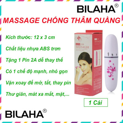 Máy Massage Xóa Bọng Mắt Mini Zung Mát - Mạnh - Loại Tốt Giá Rẻ (Xả Kho Hàng) (Hàng Chính Hãng)