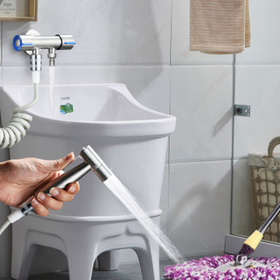 Van nước 2 cổng xả đóng mở riêng biệt Chất liệu Inox 304 