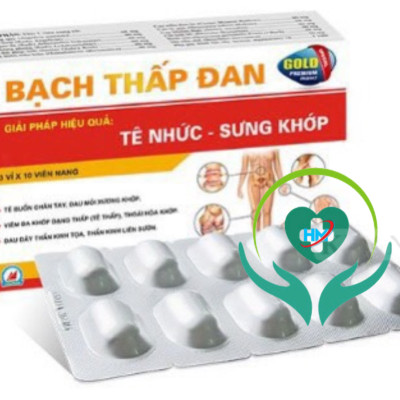 ￼BẠCH THẤP ĐAN  Gold Vinaphar - Hộp 30 viên -  Giảm đau mỏi xương khớp, tê bì chân tay