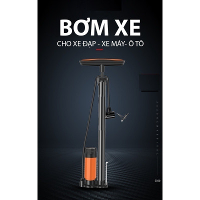 Bơm xe đạp, xe máy có đồng hồ