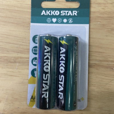 PIN AAA ( VĨ 2 PIN ) 03807 AKKO STAR   - HÀNG CHÍNH HÃNG