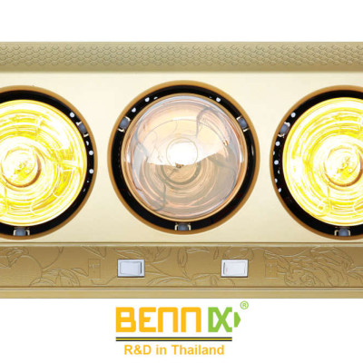 Đèn sưởi nhà tắm Bennix 3 bóng BN-3G - Hàng chính hãng