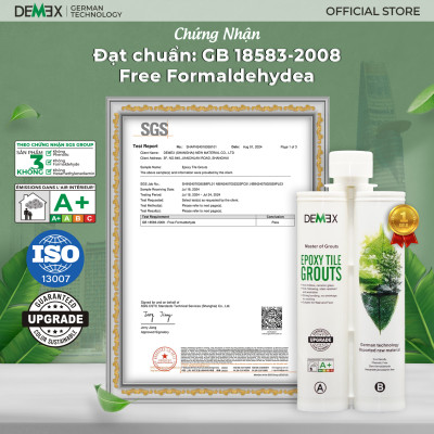 Thùng Keo Chà Ron 2 Thành Phần - Keo Chít Mạch Chống Thấm, Không Chứa Chất Gây Ung Thư