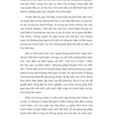 Tranh Biện Sao Cho Đúng