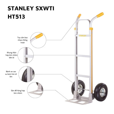 Xe Đẩy Tay 2 Bánh Cao Cấp Stanley HT513