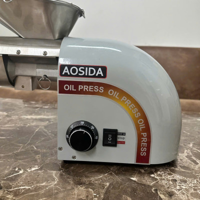 Máy ép dầu thực vật Nóng và Lạnh Thương hiệu Anh Quốc AOSIDA cao cấp WF-J118, Thân vỏ INOX - Hàng Nhập Khẩu