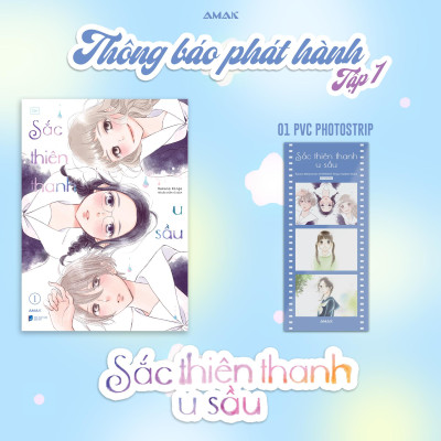 Sách - Bộ Manga Sắc Thiên Thanh U Sầu - Tập 1 + Tập 2 (Bộ 2 Tập) - Tặng Kèm PVC Photostrip + Polaroid + Postcard Hai Mặt