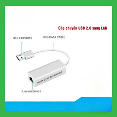 Bộ chuyển đổi USB 2.0 sang LAN 10/100 - Hàng Nhập Khẩu