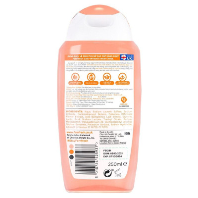 Dung Dịch Vệ Sinh Phụ Nữ Femfresh Intimate Skin Care Daily Wash 250ml
