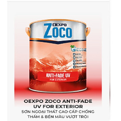 OEXPO ZOCO ANTI-FADE UV FOR EXTERIOR – SƠN NGOẠI THẤT CAO CẤP CHỐNG THẤM & BỀN MÀU VƯỢT TRỘI- OZ 86126