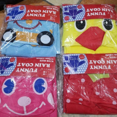Áo mưa trẻ em siêu ngỗ nghĩnh 5 màu nổi bật - Hàng chính hãng