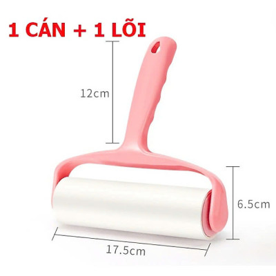 Combo Cây Lăn Bụi Quần Áo, Lông Chó Mèo, Giường Đệm, Nội Thất Trong Nhà  + Tặng Kèm 2 Cuộn Lăn Siêu Tiện Lợi - Hàng Loại 1