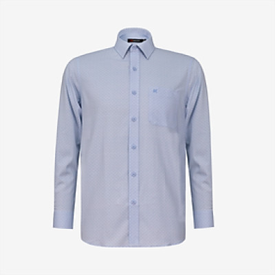 Áo sơ mi nam dài tay caro Khatoco A1MD538T1-CNCR721-2701-D