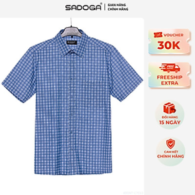 Áo Sơ Mi Nam Nhanh Khô Kẻ Caro Classic, Chất Liệu Thấm Hút Mồ Hôi Vượt Trội C7013