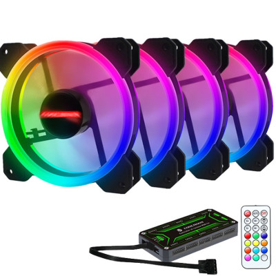 Bộ 4 Quạt + Khiển Coolmoon RGB V2 - Hàng nhập khẩu