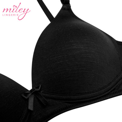 Áo Ngực Nữ Không Gọng Cotton Lụa Flexi Miley Lingerie BRC