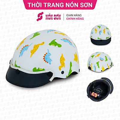 Mũ bảo hiểm nửa đầu trẻ em hoa văn NÓN SƠN chính hãng APE-TR127