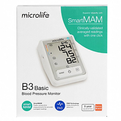 Máy Đo Huyết Áp Bắp Tay- Microlife B3 Basic