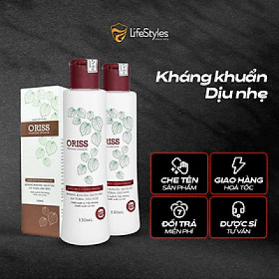 Combo 2 Dung dịch vệ sinh phụ nữ Oriss chiết xuất trầu không 150ml